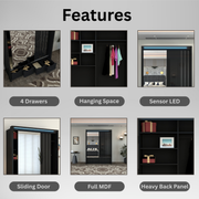 Elara Sliding Door Wardrobe